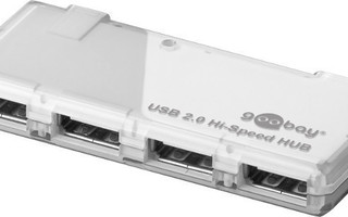 MikroUSB - USBadapteri, valkoinen