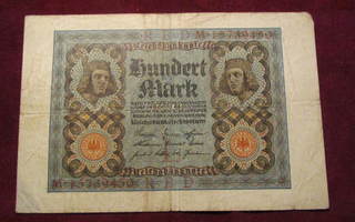 100 mark 1920 Saksa-Germany