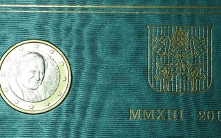 2013 VATIKAANI 1€ euro BU laatu