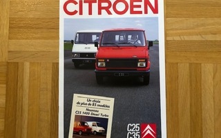 Esite Citroen C25-C35, 1988, pakettiauto