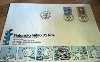 Iso Kuori Finlandia hiihto 75km 1974 erikoisleimalla