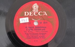 Savikiekko 1947 Helsingin Varuskunnan sttknta Decca SD 3159