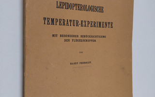 Harry Federley : Lepidopterologische Temperatur-Experimen...