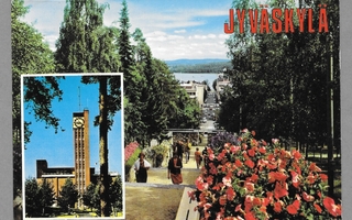 Jyväskylä vesitorni Harjun portaat kulk. 1983