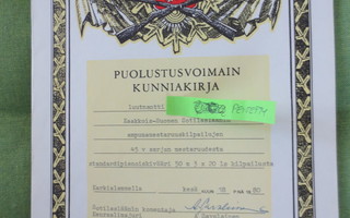 Puolustusvoimain Kunniakirja v.1980 Kenr. allek.
