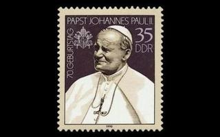 DDR 3337 ** Paavi Johannes Paul II (1990)