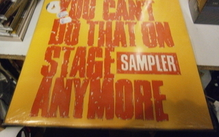 FRANK ZAPPA - YOU CAN'T DO THAT ON STAGE ANYMORE 2LP UUSI !!