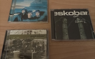 Eskobar kolme CD-levyä