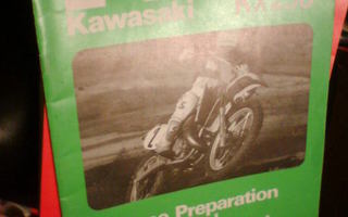 Omistajan käsikirja Lisäosa KAWASAKI KX250 (1 p.1986) Sis.pk