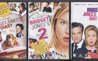 Bridget Jones Trilogia (3DVD) Renée Zellweger (UUSI)