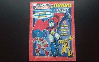Transformers Jumbo Activity Book Hasbro 96 sivua (2009)