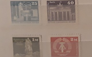 DDR 1980 - Yleimerkkejä (4)  ++ mm 1M ja 2M