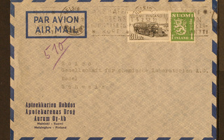 # 19179 # Kirje lp Helsinki -> Sveitsi