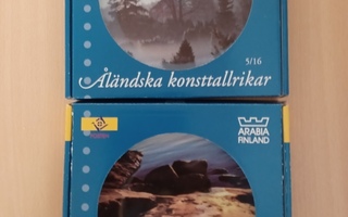 Ahvenanmaa  taidelautaset 5 - 8