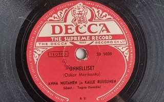 Savikiekko 1942 Anna Mutanen & Kalle Ruusunen Decca SD 5039