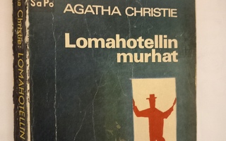 Agatha Christie-Lomahotellin murhat Vanha Sapon 1.painos