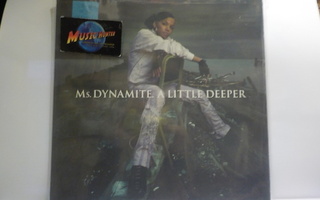 MS DYNAMITE - A LITTLE DEEPER EX+/EX UK 2002 LP