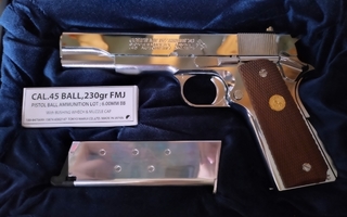 Tokyo Marui Colt Mark IV Series 70 Nickel GBB