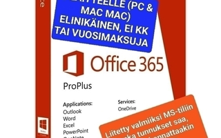 Microsoft Office 365 Pro ELINIKÄINEN 5x PC/Laptop/MAC)