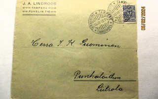 1913 Tampere J A Lindroos liikekuori