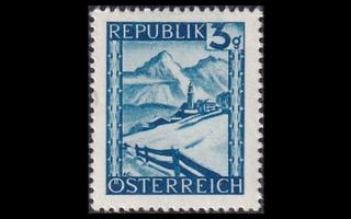 Itävalta 738 ** Käyttösarja maisemia 3 g (1945)