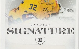 2019/20 Cardset  Signature Oskari Setänen , Lukko
