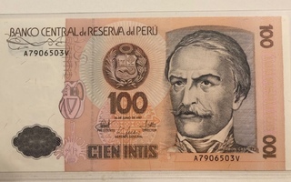 100 Intis  1987 Peru