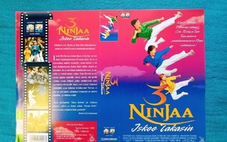 VHS KANSIPAPERI 3 Ninjaa iskee takaisin