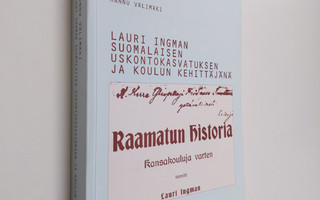 Hannu Välimäki : Lauri Ingman suomalaisen uskontokasvatuk...