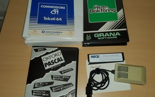 Commodore 64 ohjelmia ja Neos hiiri