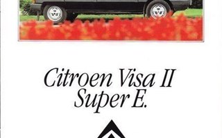 Citroen Visa II Super E -esite, 1982
