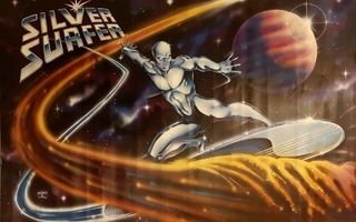 Silver Surfer Oil Painting Marvel Comics 1986 Hieno Juliste