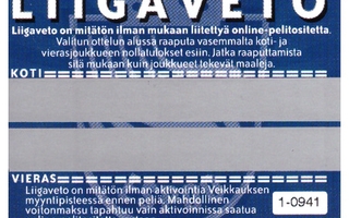 VEIKKAUKSEN SM-LIIGA Liigaveto-Arpa 2003 BLUES