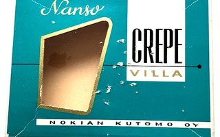 Nanso Crepe villa Nokian Kutomo Oy Wanha pahvirasia