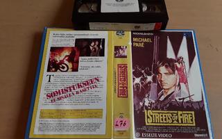 Streets of Fire - Liekehtivät kadut - SFX VHS (Esselte Vide)