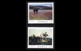 Norja 753-4 ** Maalaustaiteen klassikkoja (1977)