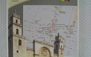  Kartta Merida city plan  (Meksiko Yucatan)
