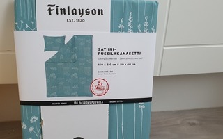 Uusi Finlayson Ohikiitävät satiini-pussilakanasetti