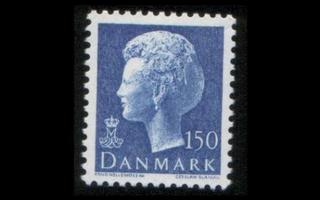 Tanska 658 ** Margrethe 150 öre sininen (1978)