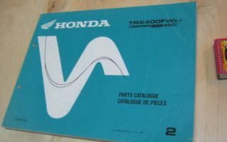 Mönkkärin osaluettelo Honda TRX 400 FW