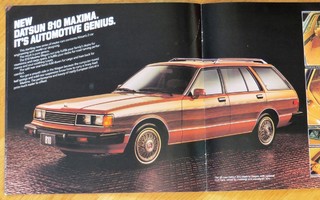 1981 Datsun 810 Maxima esite - iso - 12 sivua - KUIN UUSI
