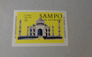 TT-etiketti Sampo - Taj Mahal, Agra, India