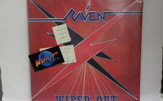RAVEN - WIPED OUT UUSI LP + 7"