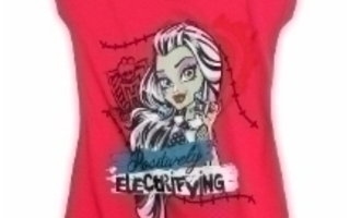 Lyhythihainen T-paita Monster High Fuksianpunainen koko 140