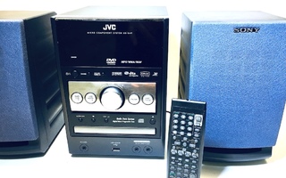 JVC mini DVD-CD-MP3-RADIO soitin