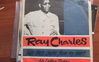 RAY CHARLES/TAKE THESE CHAINS FROM MY HEART 7" KUVAKANNELLA
