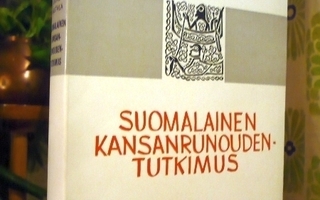 Suomalainen kansanrunoudentutkimus - Hautala 1.p.1954
