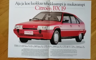1987 Citroen BX 19 esite - KUIN UUSI - suom