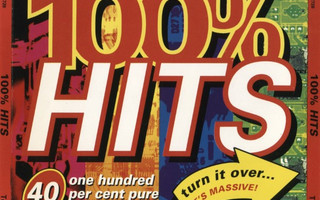 100% Hits • 40 One Hundred Per Cent Pure Chart Hits 2xCD Box