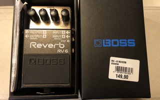 Boss RV-6 Reverb kitarapedaali